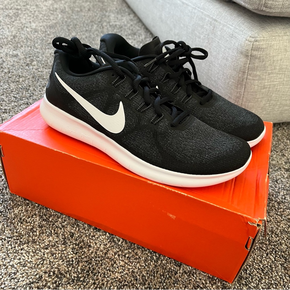 Nike Free RN Run 2017, Black (Size 9)